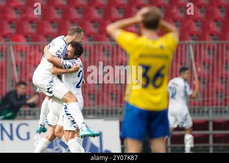 Superligakampen mellem FC København og Brøndby IF i Parken i København søndag den 1. settembre 2024. Crediti: Ritzau/Alamy Live News Foto Stock