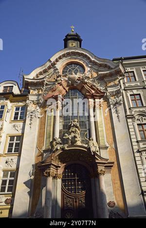 Europa, Germania, Baviera, Monaco, città vecchia, Sendlinger Strasse, Asamkirche, costruita dai fratelli Asam Church dal 1733 al 1746 in stile rococò, Hambu Foto Stock