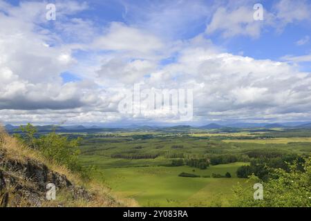 Vista da Lysa skala nella Repubblica Ceca Foto Stock