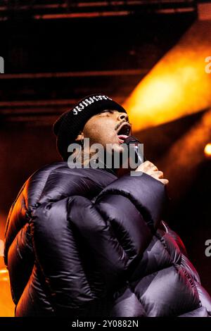 Milano, Italia. 12 maggio 2024. Jean Dawson si esibisce al Fabrique di Milano, Italia, il 12 maggio 2024. (Foto di Roberto Finizio/NurPhoto)0 credito: NurPhoto SRL/Alamy Live News Foto Stock