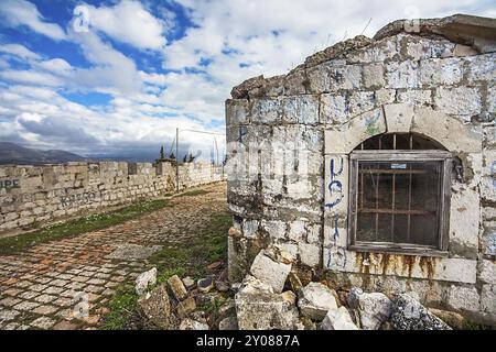 Fort Imperjal sul monte Srd a Dubrovnik Croazia Foto Stock