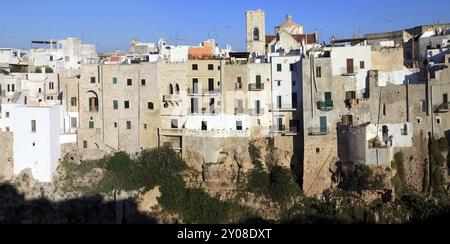 Polignano a Mare città costiera in Italia Foto Stock