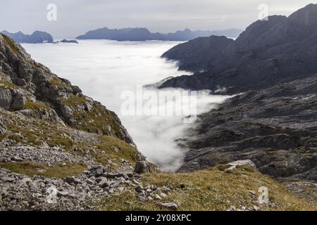 Escursioni in montagna in Austria, Loferer Steinberge Foto Stock