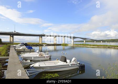 Torsoe è l'isola più grande del lago Vaenern. Torsoe è il nome dell'isola più grande del lago svedese Vaenern Foto Stock