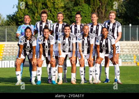 Juventus Women durante la partita di serie A femminile tra Sassuolo Women e Juventus Women allo Stadio Enzo Ricci di Sassuolo il 1° settembre 2024 Foto Stock