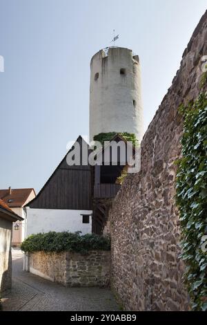 Museo della città e Museo in scala Oschatz con anicente Torre della città Museo della città e Museo della Scala Oschatz con anicente Torre della città, Sassonia, Germania, Europa Foto Stock