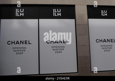 Copenhagen/ Danimarca/01 settembre 2024/Chanel apertura inverno 2024 i Illum Depaertment store a stroget, capitale danese. (Foto. Francis Joseph Dean/Dean Pictures) (non per uso commerciale) Foto Stock