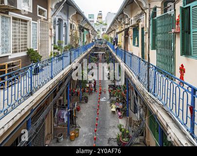 Hao si Phuong Alley, Saigon Chinatown, Cho Lon, ho chi Minh City, Vietnam, Asia Foto Stock