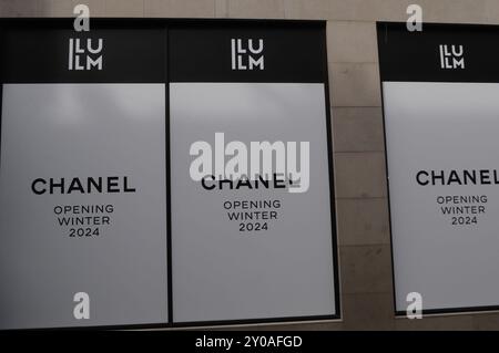 Copenhagen/ Danimarca/01 settembre 2024/Chanel apertura inverno 2024 i Illum Depaertment store a stroget, capitale danese. Foto. Francis Joseph Dean/Dean Pictures non per uso commerciale Foto Stock