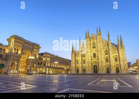 Duomo di Milano (Duomo di Milano) all'alba, Milano (Milano), Italia, Europa Foto Stock