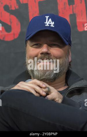 DORTMUND, GERMANIA, 8 APRILE: L'attore Tyler Labine (Tucker & Dale vs Evil, Reaper, Deadbeat) al Weekend of Hell, due giorni (aprile 7-8 2018) a tema horror Foto Stock