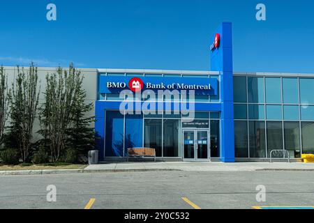 1 settembre 2024 - Calgary Alberta Canada - filiale della Bank of Montreal Foto Stock