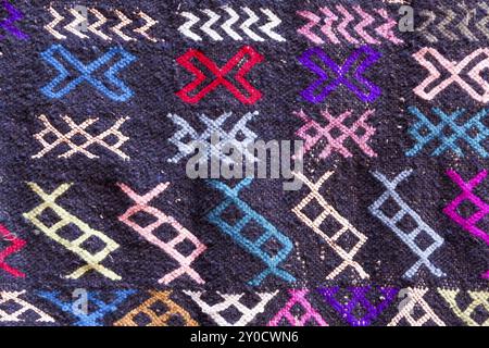 Dettaglio, tappeto orientale, Marocco, Africa Foto Stock