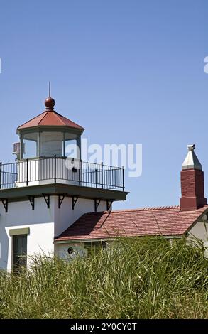 Faro occidentale a Discovery Park, Seattle, Washington Foto Stock