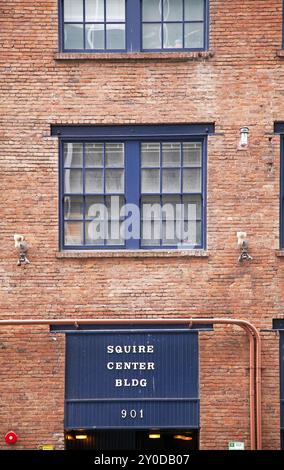 Casa storica a Seattle Pioneer Square Foto Stock