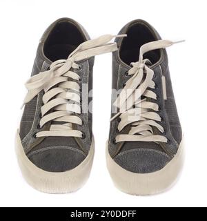 Scarpe sportive. Isolato su bianco Foto Stock