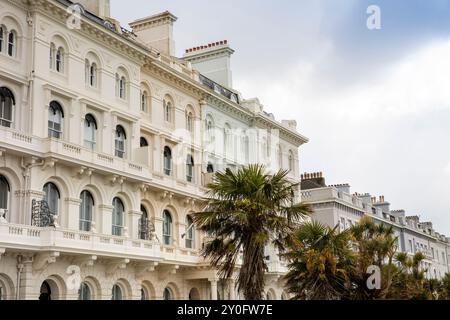 Regno Unito, Inghilterra, Devon, Plymouth, Cliff Road, case Foto Stock