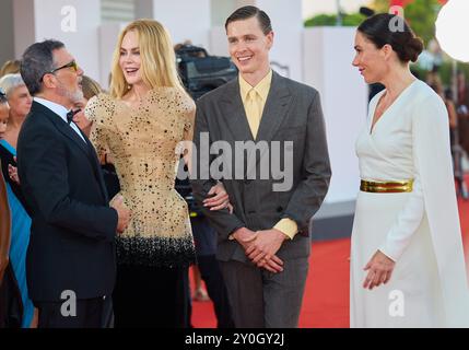 Venezia, Italia. 30 agosto 2024. 81° Mostra cinematografica di Venezia a Venezia, Italia, il 30 agosto 2024. Anteprima di ' Babygirl' Antonio Banderas, Nicole Kidman, Harris Dickinson e Halina Reijn - 20240830 PD12781 credito: APA-PictureDesk/Alamy Live News Foto Stock