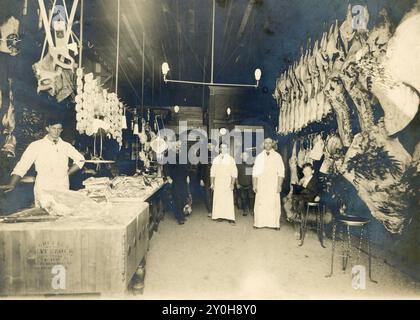 Macelleria Old Fashioned, macelleria Vintage Foto Stock