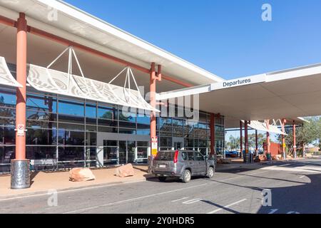 Partenze, aeroporto di Alice Springs, Santa Teresa Road, Alice Springs, Northern Territory, Australia Foto Stock