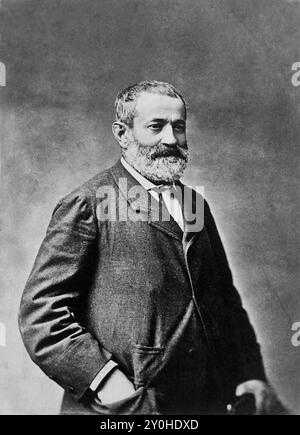 1875 c., ITALIA: Lo statista italiano QUINTINO SELLA ( 1827 - 1884 ). Ministro delle finanze con il Governatore Rattazzi ( 1862 ) , Lamarmora ( 1864 ) e Lanza ( 1869 - 1873 ) . Fotografo sconosciuto . - POLITICO ITALIANO - POLITICA - POLITICA - ritratto - ritratto - colletto - colletto - cravatta - barba bianca -- ITALIA - RISORGIMENTO - STORIA - FOTO STORICHE -- Archivio GBB Foto Stock