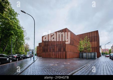 Monaco di Baviera, Germania - 17 aprile 2024: Collezione archeologica di Stato bavarese (Archäologische Staatsammlung) progettata da Nieto Sobejano Foto Stock