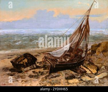 The Fishing Boat, 1865, dipinto di Gustave Courbet Foto Stock