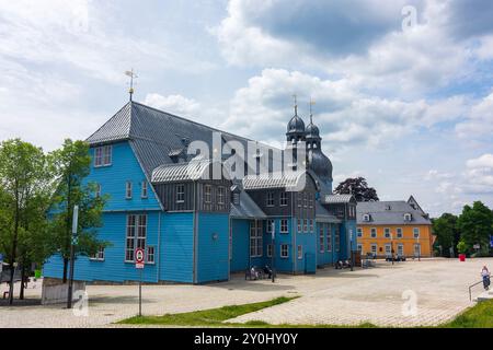 Clausthal-Zellerfeld: Marktkirche zum Heiligen Geist (Chiesa del mercato dello Spirito Santo) ad Harz, Niedersachsen, bassa Sassonia, Germania Foto Stock