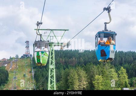 Goslar: Funivia Bocksberg-Seilbahn, frazione Hahnenklee-Bockswiese ad Harz, Niedersachsen, bassa Sassonia, Germania Foto Stock