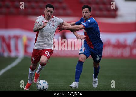 Huracan Tigre minuto de silencio por Juan Izquierdo Foto Stock