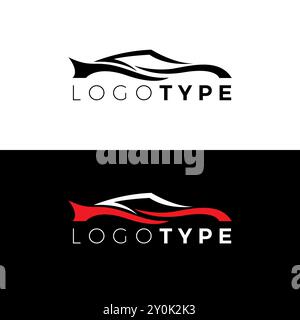 Logo Car Sport Vector. Vettore logo automobilistico Illustrazione Vettoriale