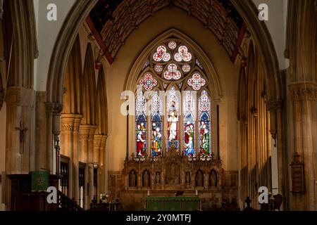 Chiesa di tutti i santi, Oakham, Rutland, England, Regno Unito Foto Stock