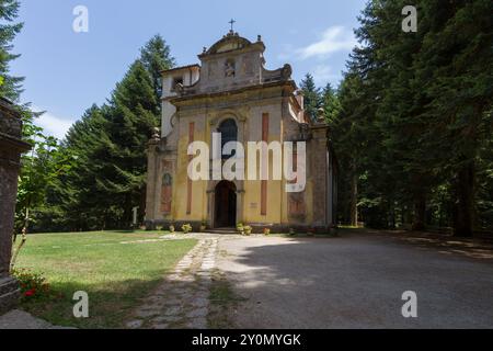 Chiesa di Santa Maria nel Bosco (Santuario regionale di Santa Maria nel Bosco) a Serra San Bruno, Calabria, Italia Foto Stock
