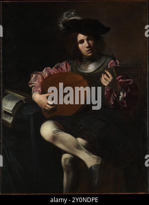 De Boulogne - liuto, 1626 Valentin de Boulogne - Foto Stock