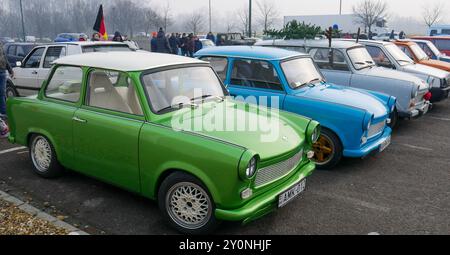 Trabant 601 all'esposizione classica Foto Stock