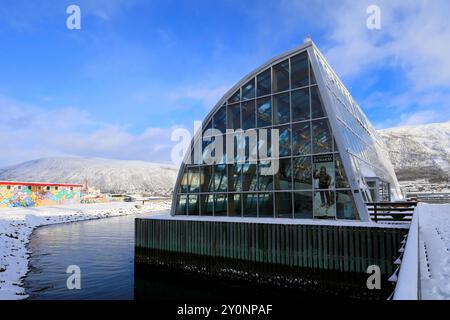 Museo MS Polstjerna, città di Tromso, Norvegia settentrionale Foto Stock