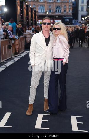 Damian Lewis e Alison Mosshart partecipano alla prima inglese di Lee, all'Odeon Luxe, Leicester Square, Londra. Data foto: Martedì 3 settembre 2024. Foto Stock