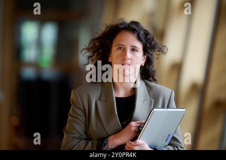 Edimburgo Scozia, Regno Unito 03 settembre 2024. Mairi Gougeon MSP al Parlamento scozzese. credito sst/alamy notizie in diretta Foto Stock