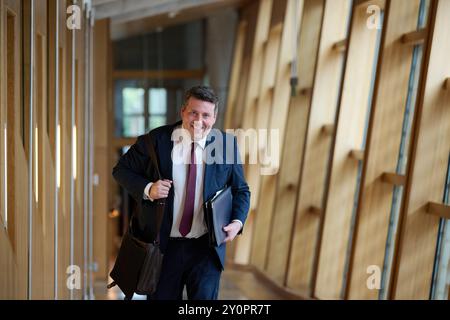 Edimburgo Scozia, Regno Unito 03 settembre 2024. Jamie Hepburn MSP al Parlamento scozzese. credito sst/alamy notizie in diretta Foto Stock