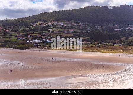 Coppa del mondo di surf, spiaggia di Pantin, una delle migliori spiagge per il surf del mondo, Valdoviño Foto Stock