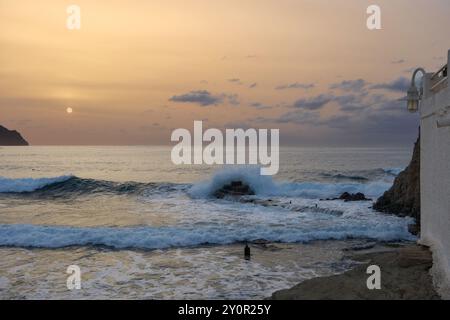 Alba a LaIsleta del Moro Foto Stock