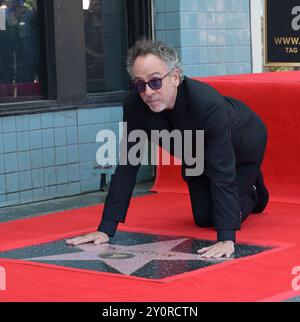 Los Angeles, Stati Uniti. 3 settembre 2024. LOS ANGELES, CA. 3 settembre 2024: Tim Burton su Hollywood Boulevard dove Tim Burton è stato onorato con una stella sulla Hollywood Walk of Fame. Crediti fotografici: Paul Smith/Alamy Live News Foto Stock