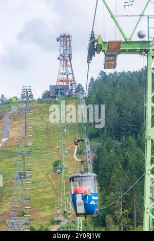 Funivia Bocksberg-Seilbahn, frazione Hahnenklee-Bockswiese Goslar Harz Niedersachsen, bassa Sassonia Germania Foto Stock