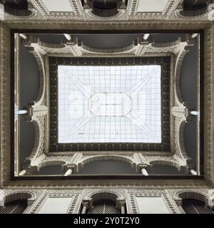 Soffitto, sala de los Embajadores, sala degli ambasciatori, Alcazar, Palazzo reale, Siviglia, Andalusia, Spagna, Europa Foto Stock