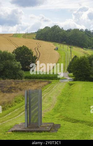 L'Eichsfeld Borderland Museum è un museo storico vicino a Teistungen, con un centro educativo adiacente e un percorso escursionistico circolare lungo il confine Foto Stock