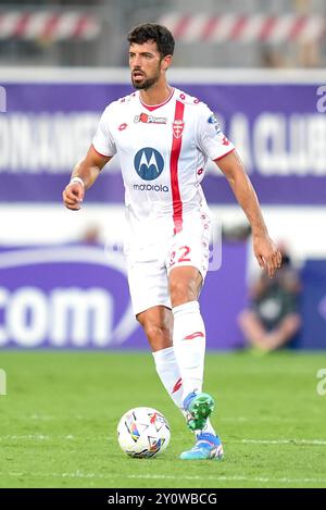 Firenze, Italia. 1 settembre 2024. Pablo Mari' dell'AC Monza durante la partita di serie A Enilive tra ACF Fiorentina e AC Monza allo Stadio Artemio Franchi il 1 settembre 2024 a Firenze. Crediti: Giuseppe Maffia/Alamy Live News Foto Stock