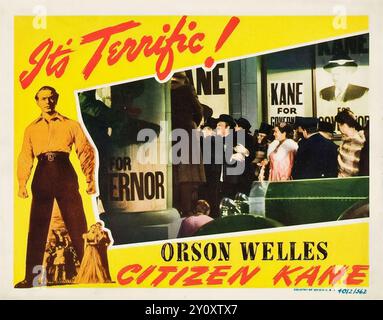 Biglietto d'ingresso per il film del 1941, Citizen Kane feat Orson Welles Foto Stock