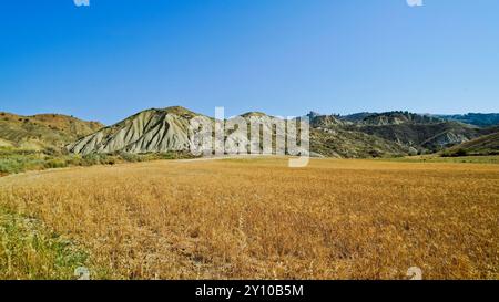 Il Parco dei Calanchi Lucani, Provincia di Matera, Basilicata, Italia Foto Stock