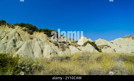 Il Parco dei Calanchi Lucani, Provincia di Matera, Basilicata, Italia Foto Stock