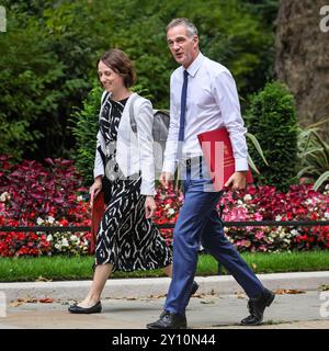 Londra, Regno Unito. 4 settembre 2024. Peter Kyle, Segretario di Stato per la Scienza, l'innovazione e la tecnologia, il deputato Hove e Portslade, sale Downing Street per entrare al numero 10 questo pomeriggio. Crediti: Imageplotter/Alamy Live News Foto Stock